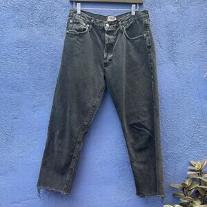 agolde faded black jamie jean